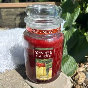 Yankee Candle Bubbly Pomegranate 22 oz Discontinued Scent NEW